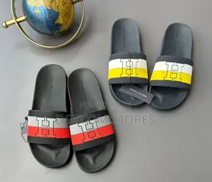 Tommy Hilfiger Striped Pool Slide Sandals
