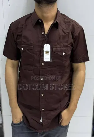 Calvin Klein Jeans Long-Sleeve Utility Button-Down Casual Shirt