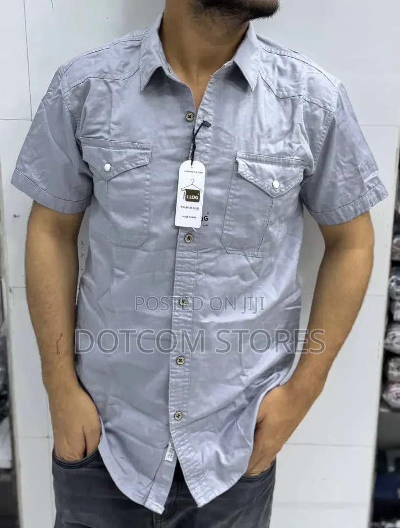 Calvin Klein Jeans Long-Sleeve Utility Button-Down Casual Shirt