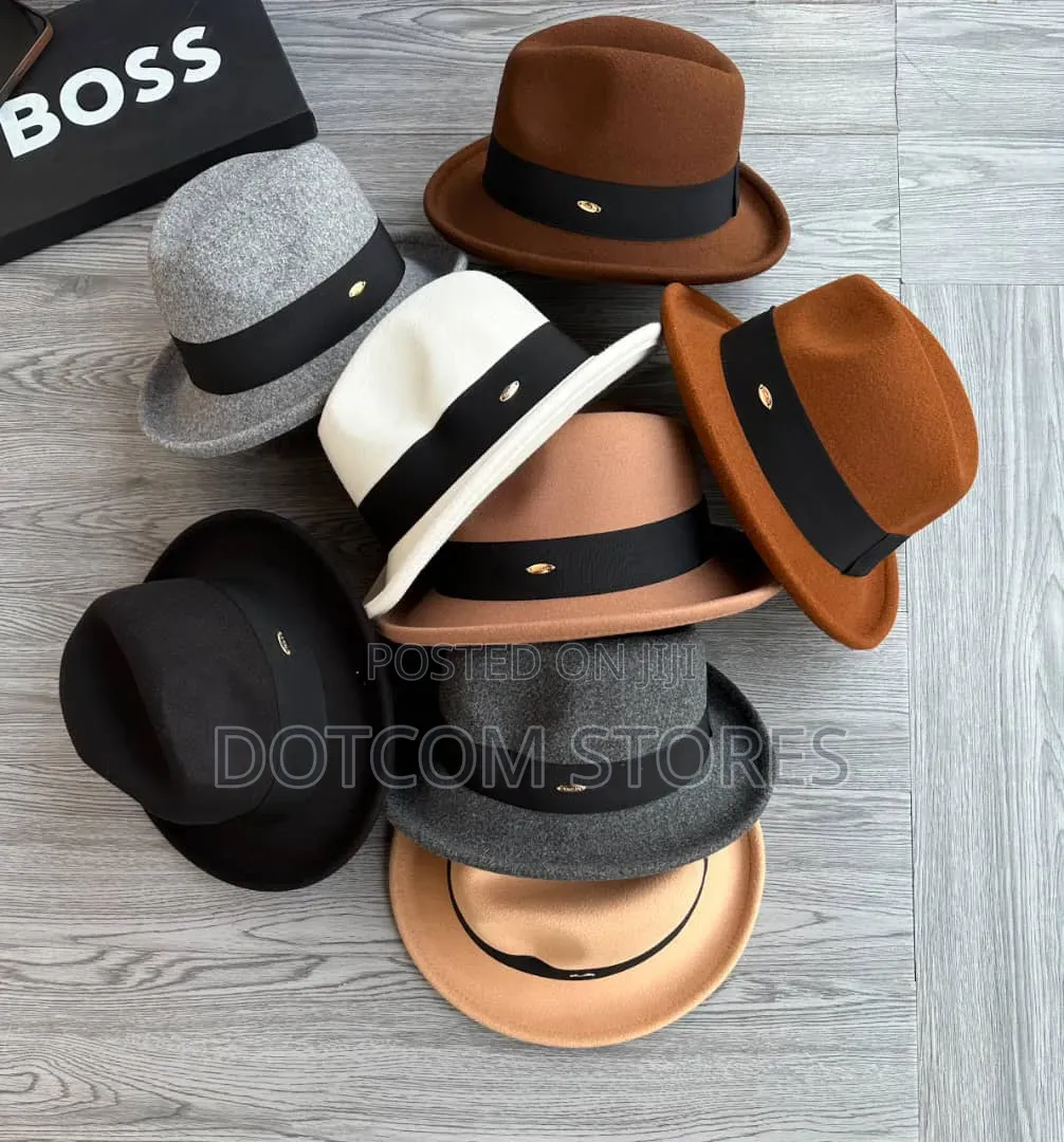 1pcs Unisex Wool Felt Fedora Hats