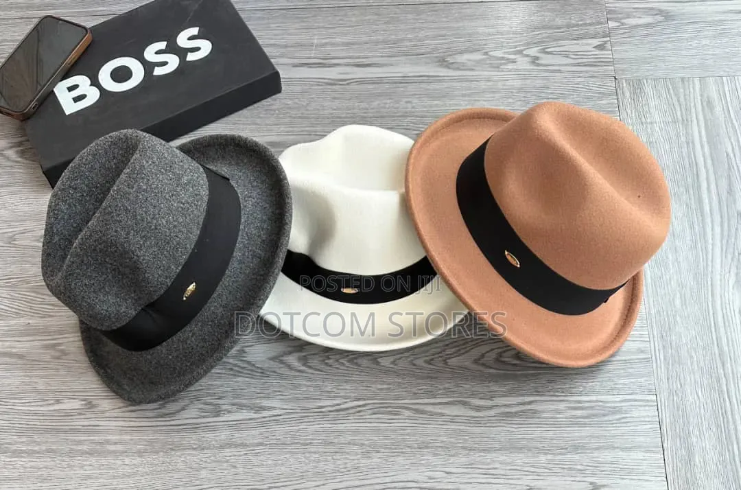 1pcs Unisex Wool Felt Fedora Hats