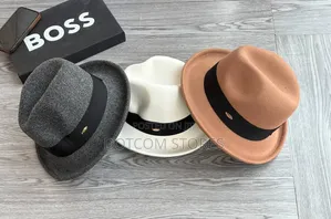 1pcs Unisex Wool Felt Fedora Hats