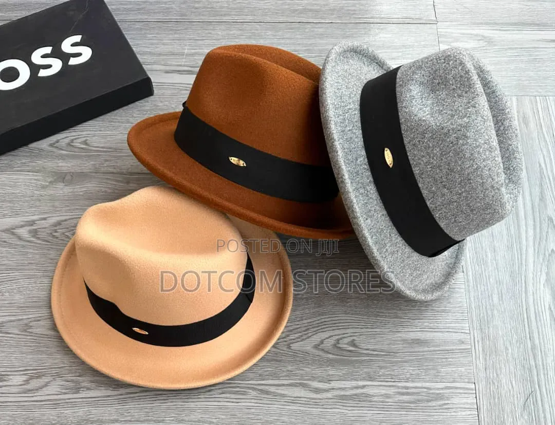 1pcs Unisex Wool Felt Fedora Hats