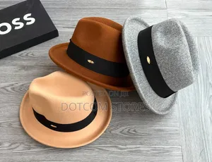 1pcs Unisex Wool Felt Fedora Hats