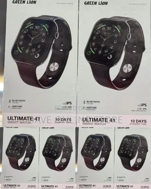 Green Lion Ultimate 41 Smart Watch in Black