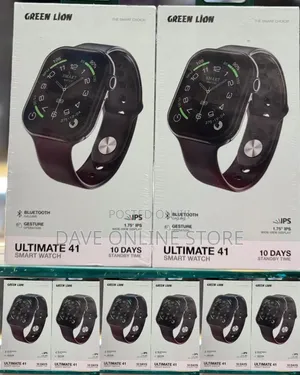 Green Lion Ultimate 41 Smart Watch in Black