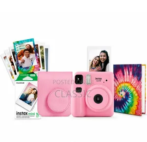 Fujifilm Instax Mini SE Instant Camera Value Bundle – Pink