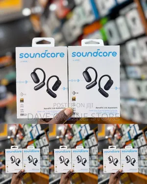 Anker Soundcore AeroFit 2 AI Assistant Open-Ear True-Wireless Earbuds.