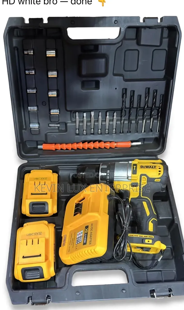 Cordless Drill Two Batteries
