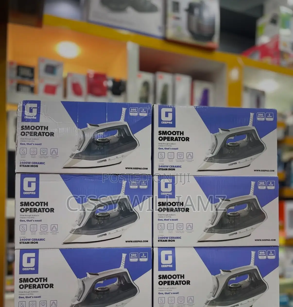 Ceramic Steam Iron 2400W