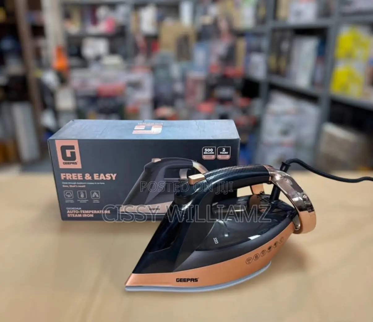 Geepas Auto Temperature Steam Iron