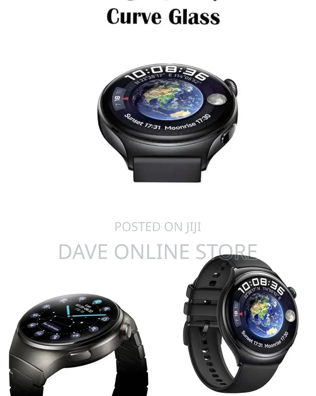 Black Huawei Watch 4 Smartwatch