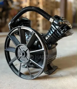 Twin-Cylinder Cast Iron Air Compressor Pump Head