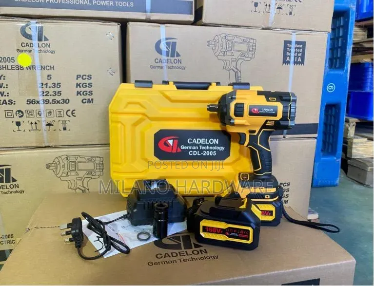 Cadelon German Tech Cordless Brushless Impact Wrench Kit
