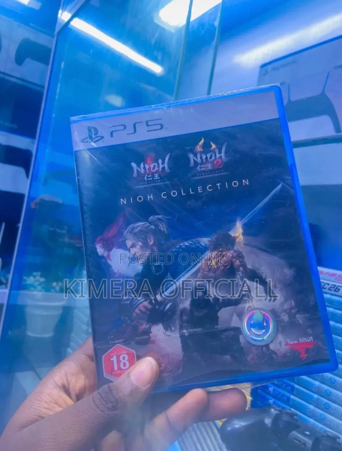 Nioh Collection Game for Ps5. Contains Noih 1 and Noih 2. 2 CDS in One