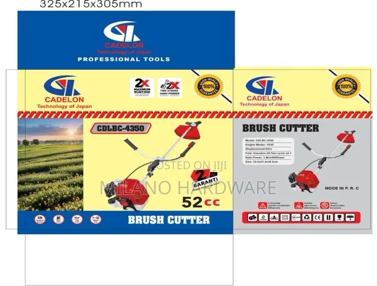 Cadelon 52cc Two-Stroke Petrol Brush Cutter