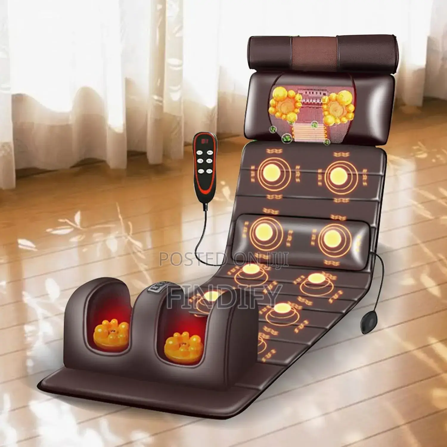 Full-Body Vibrating and Heating Massage Mattress/Mat