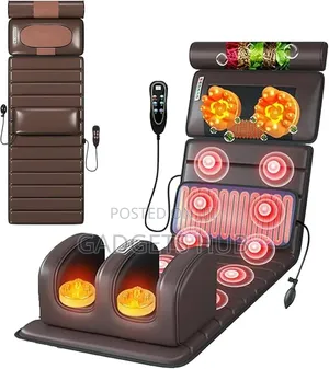 Full-Body Vibrating and Heating Massage Mattress/Mat