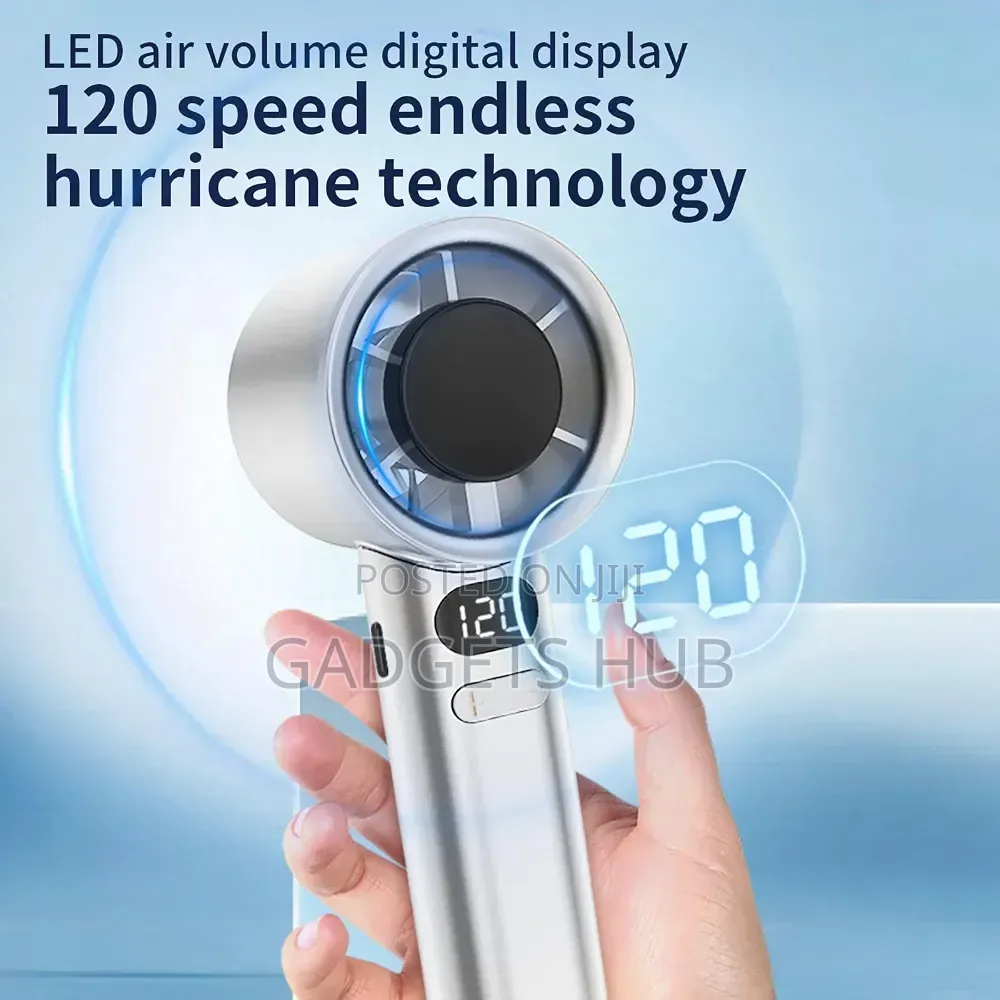 Mini Portable Fan Powerful Handheld Fan,120 Speeds Infinitely