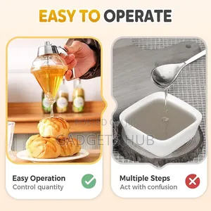 Syrup Dispenser Maple Syrup Holder Bottle With Stand
No Drip Honey