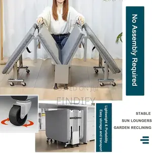 Sun Lounger Bed Reclining Chairs Folding Bed Size : 190x80x30cm