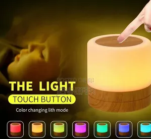 Touch Dimmable Night Light With Remote Control