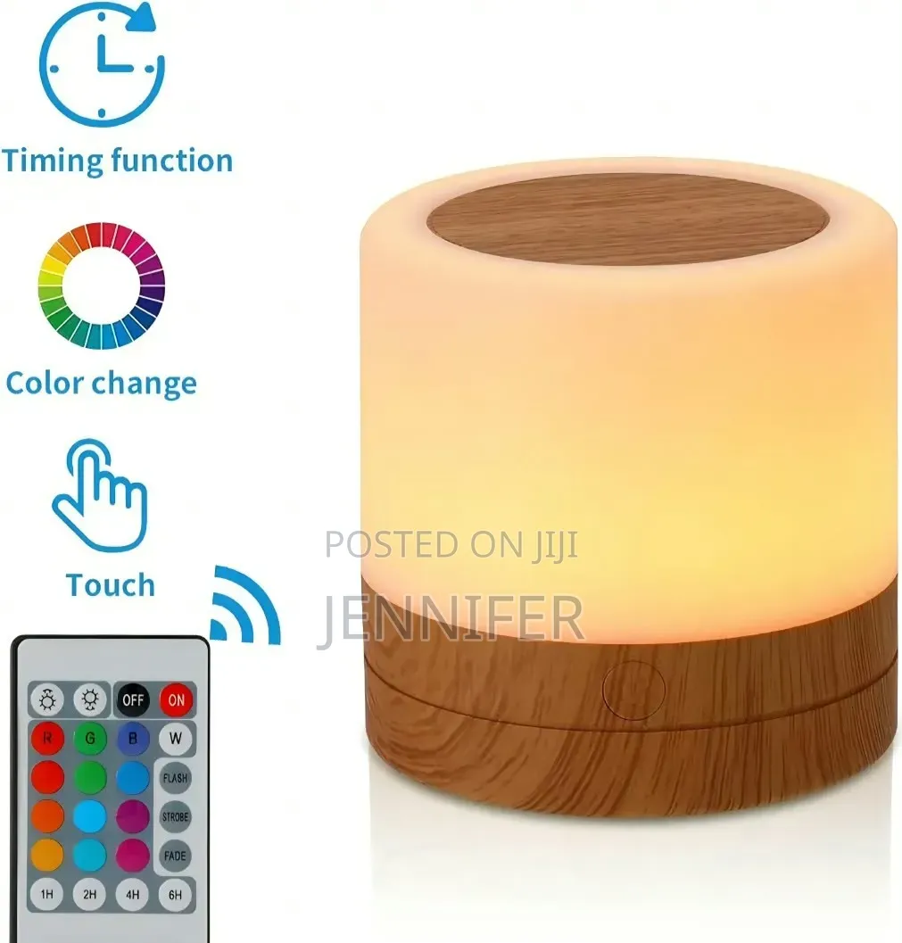 Touch Dimmable Night Light With Remote Control