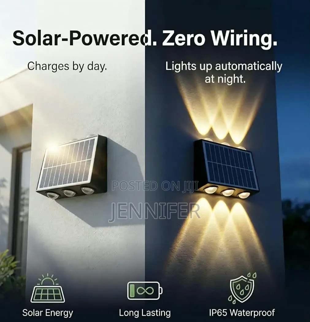 Solar Outdoor Up and Down Fence Light