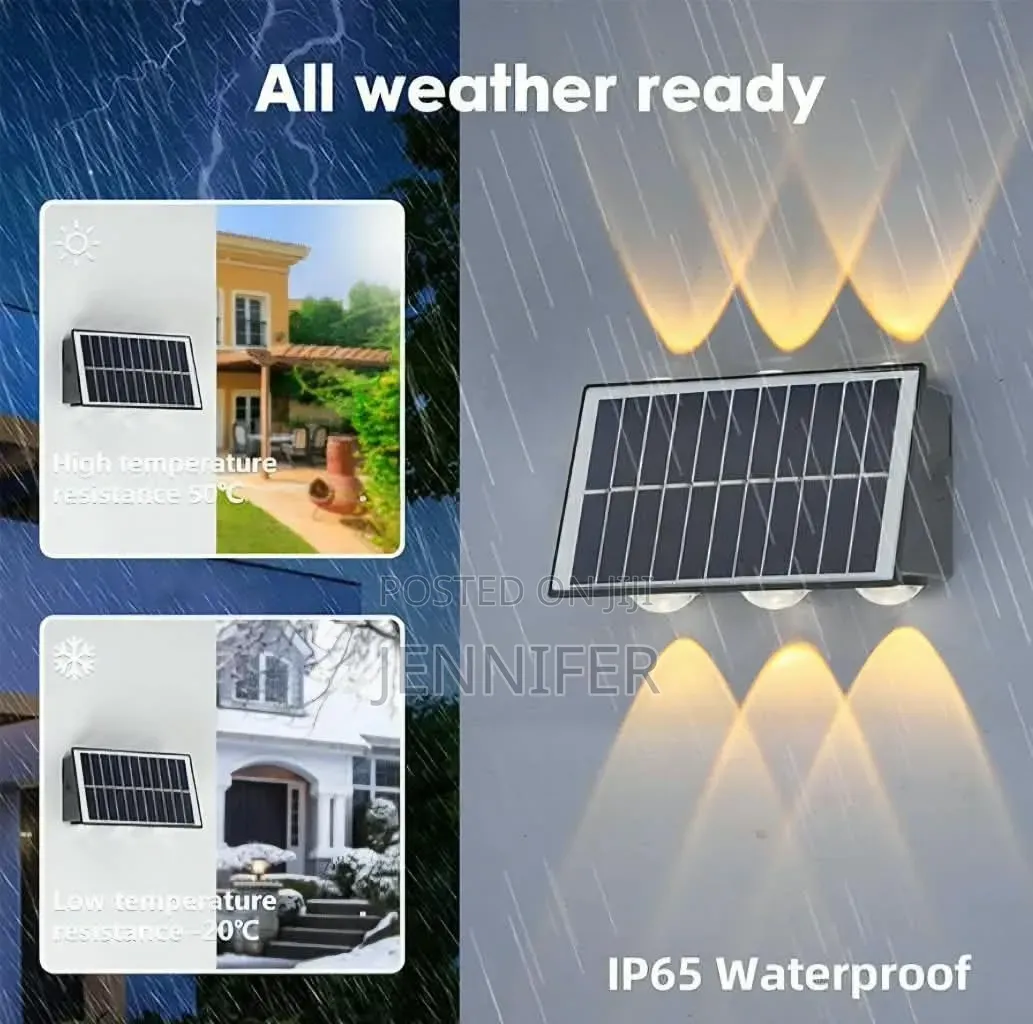 Solar Outdoor Up and Down Fence Light