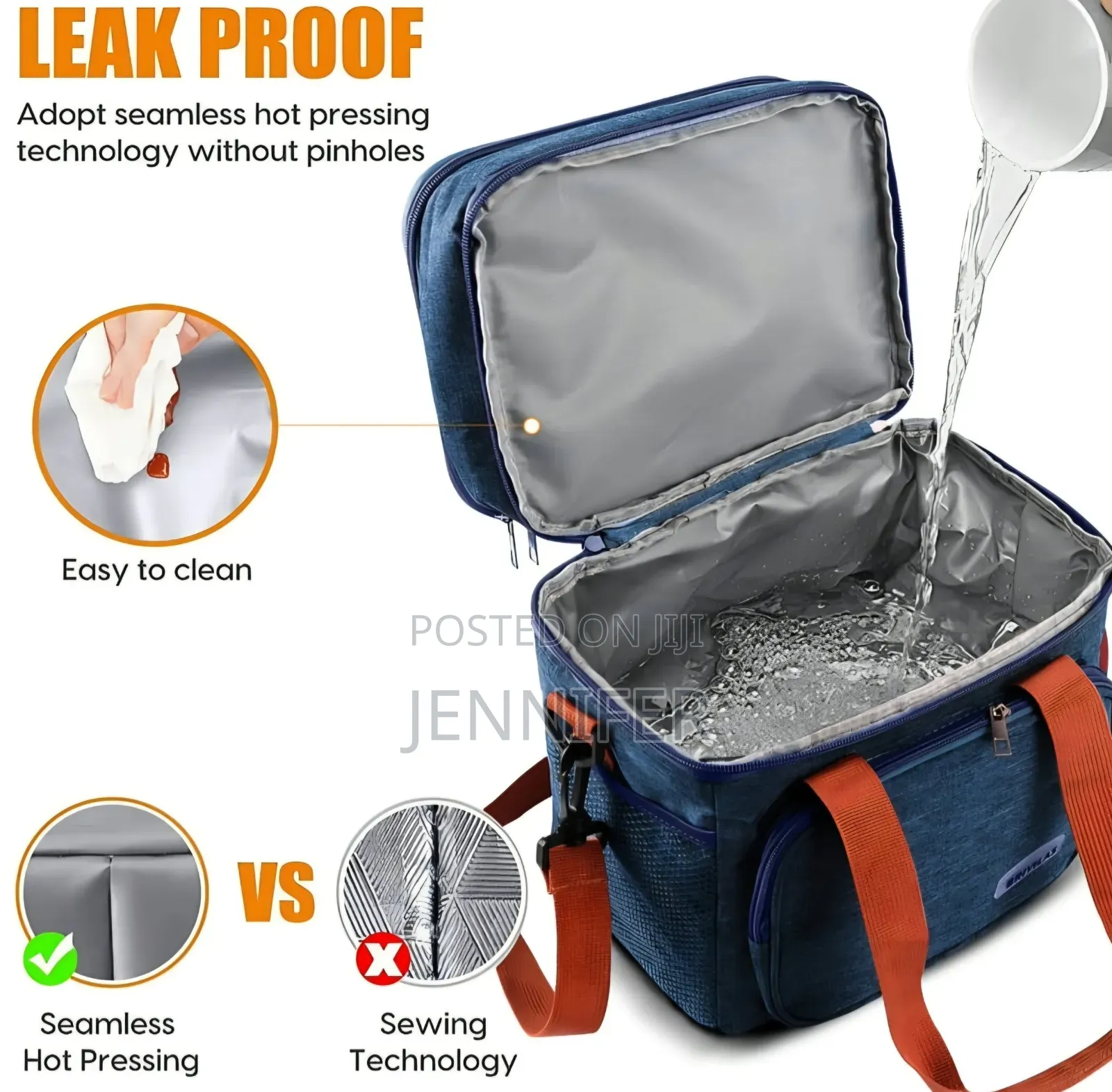 Dual-Compartment Insulated Lunch Bag