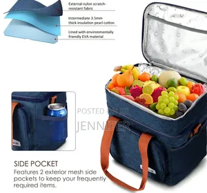 Dual-Compartment Insulated Lunch Bag