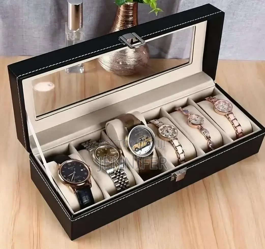 Men's and Women's Leatherette Watch Organizer