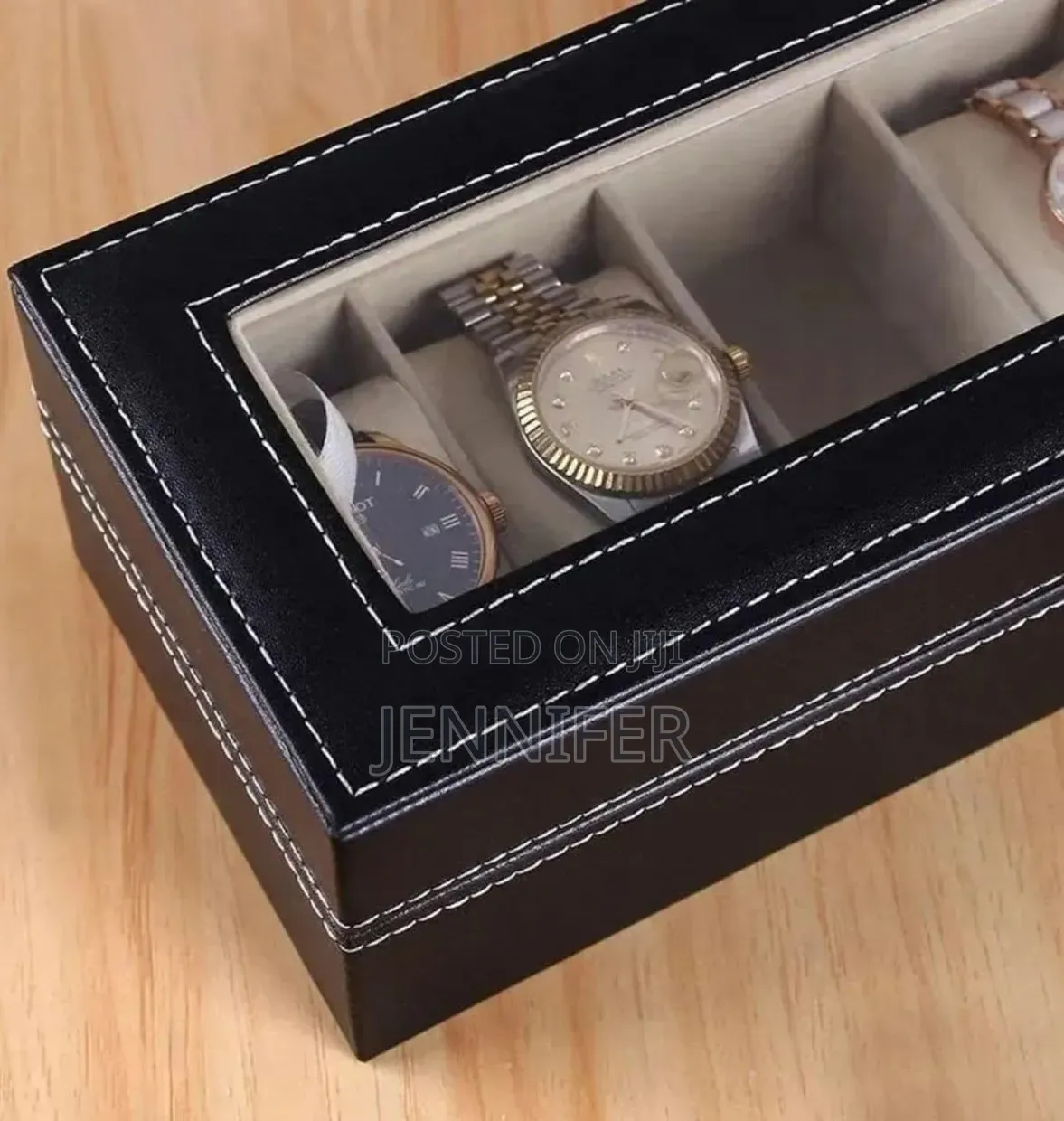 Men's and Women's Leatherette Watch Organizer