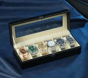 Men's and Women's Leatherette Watch Organizer