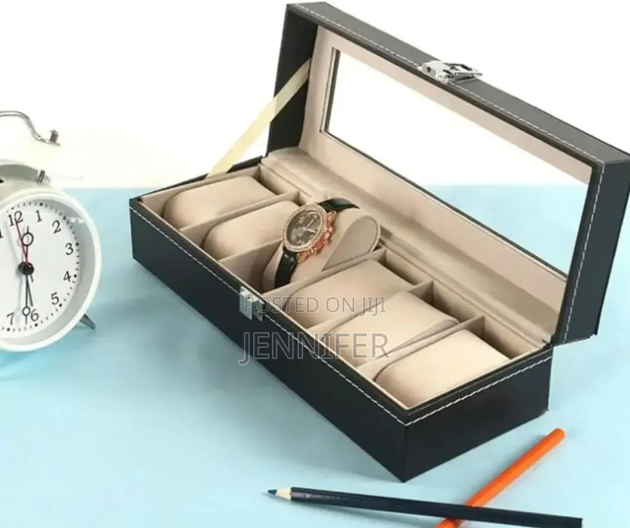 Men's and Women's Leatherette Watch Organizer