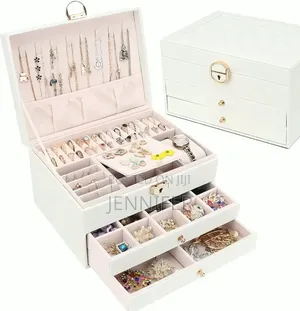 Three-Layer Jewelry Organizer Box
