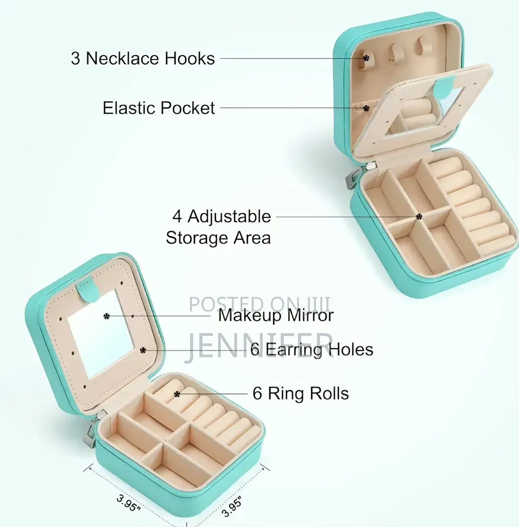 Mini Travel Jewelry Organizer Case