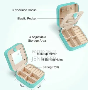Mini Travel Jewelry Organizer Case