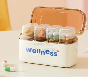Portable Multi-Compartment Pill Organizer