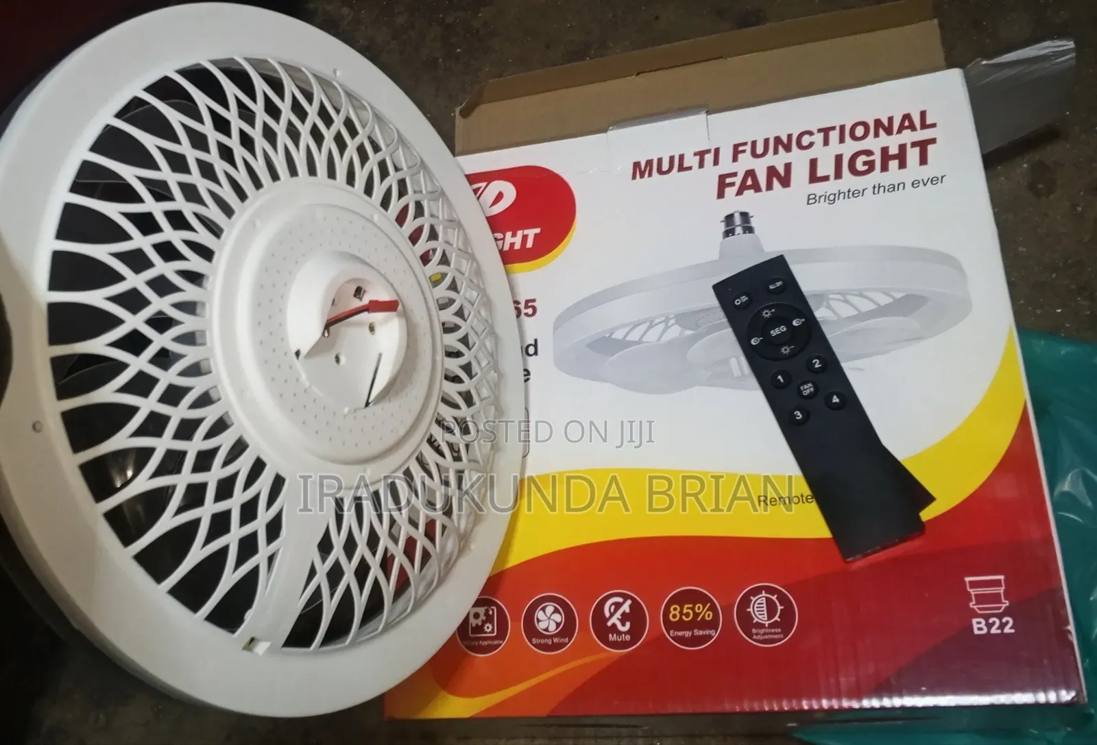 Multi Functional Fan Light With a Remote Control