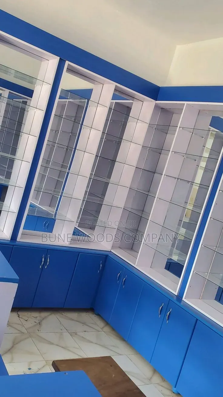 Pharmacy Drugstore Shop Shelves Counter Cabinets