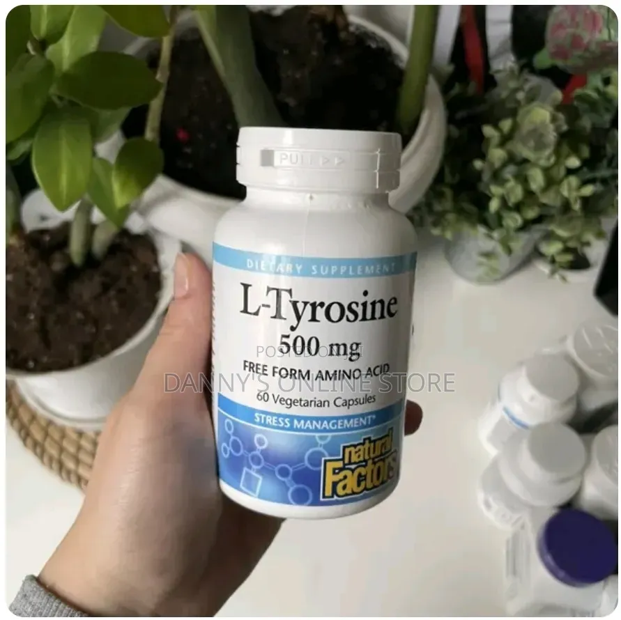 L Tyrosine, 500mg, 60 Capsules.