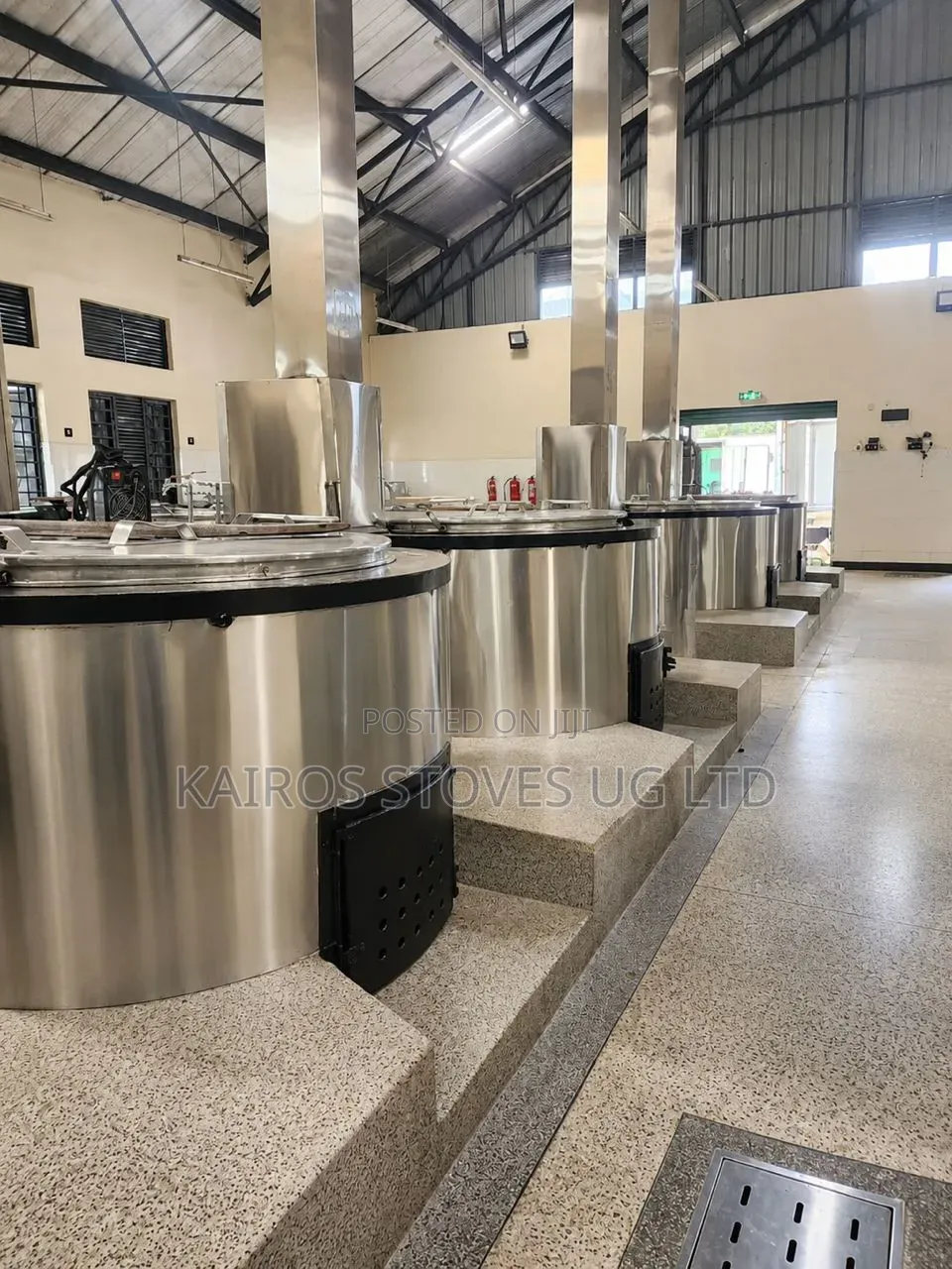 Institutional Stainless Steel Firewood Cookers