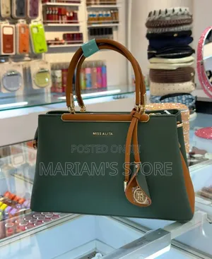 Miss Alita" Handbag With Dual Top Handles