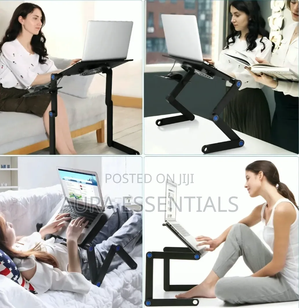 Multifunctional Laptop Table With Cooling Fans