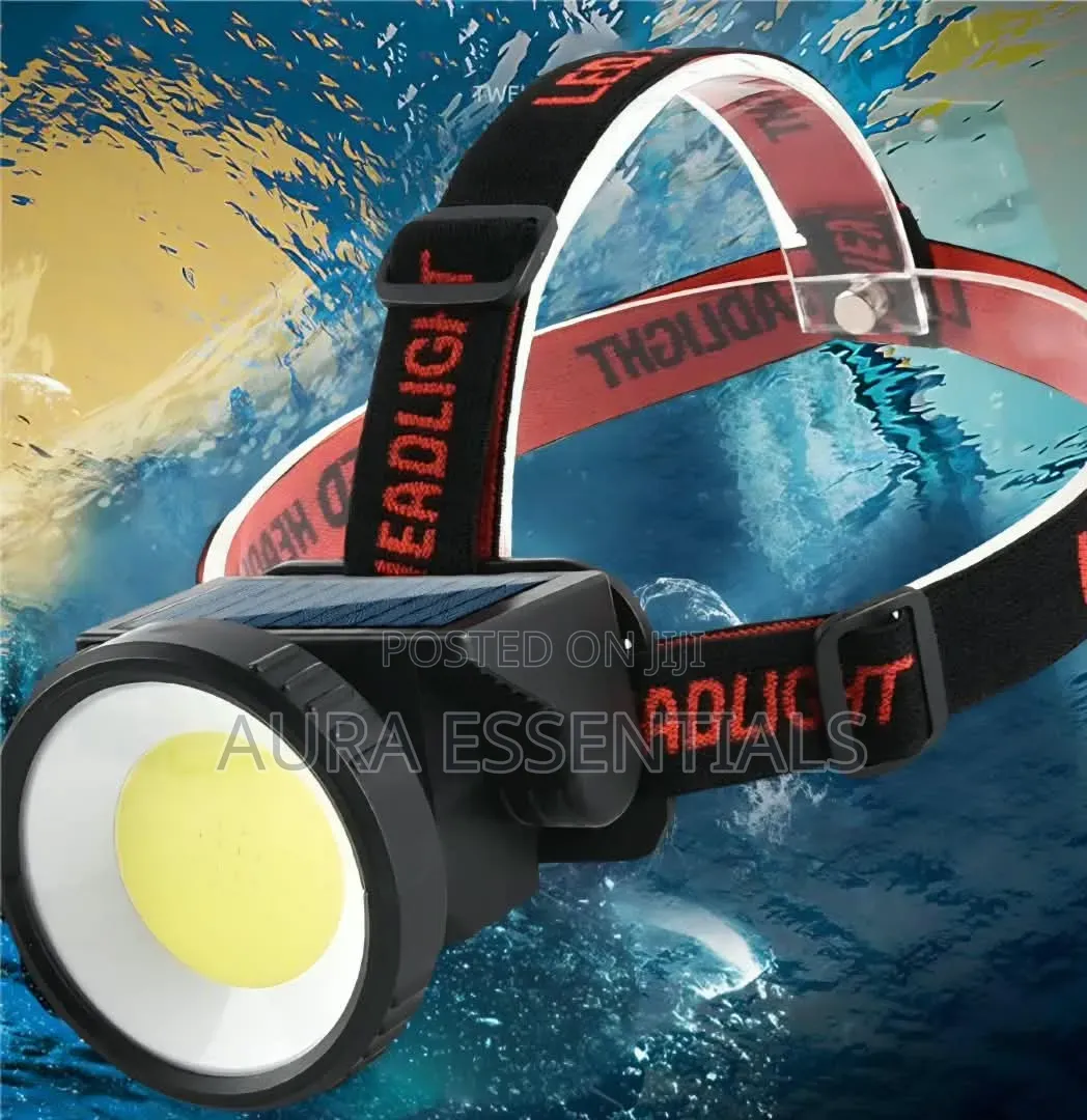 Solar Powered LED Headlamp