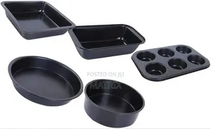 Baking Pans - 5pcs Nonstick Bakeware Set Carbon Steel