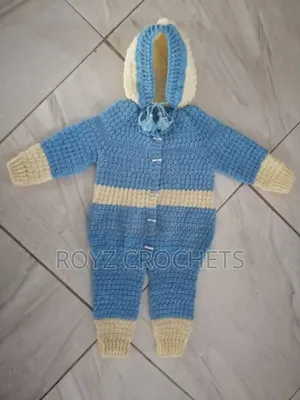 Crochet Romper With Hoddie