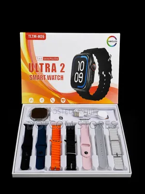 TLTM-M26 Ultra 2 Smart Watch (7-in-1 Combo Pack).