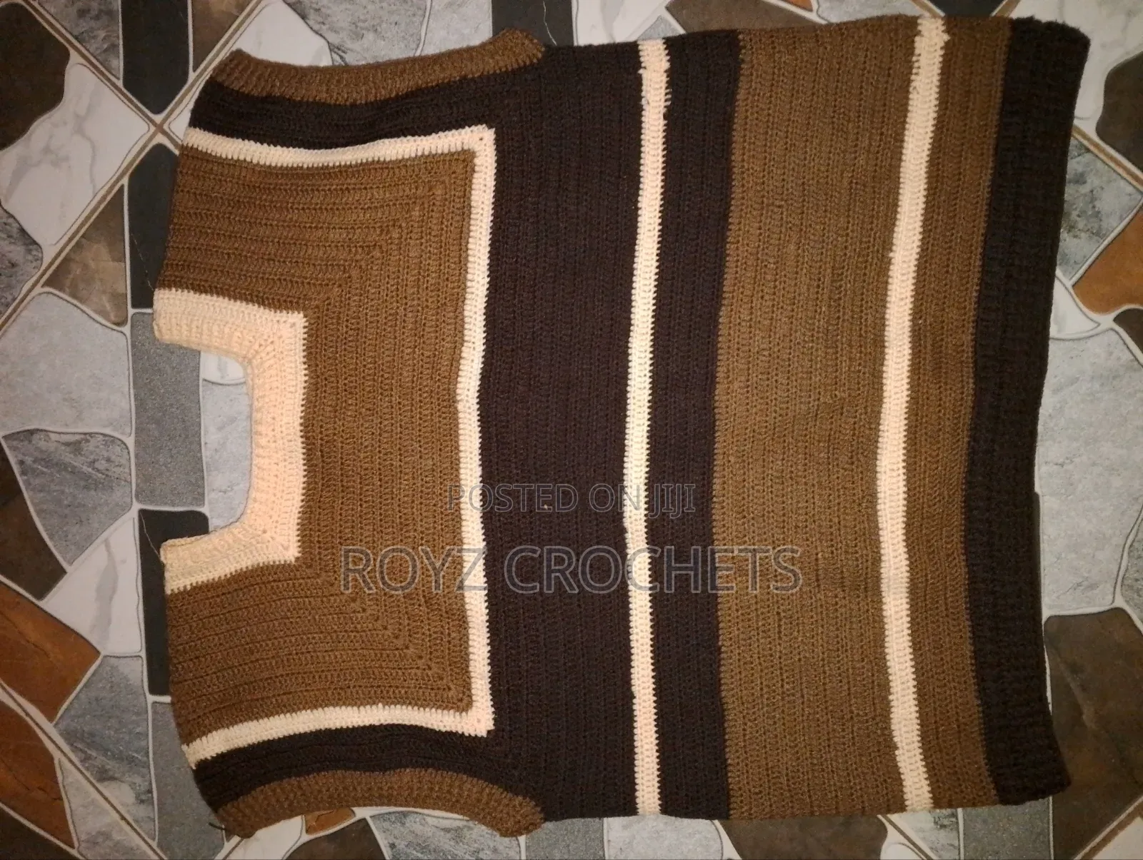 Crochet Adult Vest Sweater